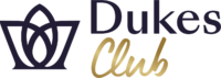 Dukes Club logo primary white bkgd